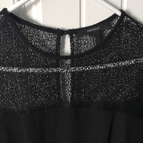 Forever 21 all black Romper - Picture 2 of 5